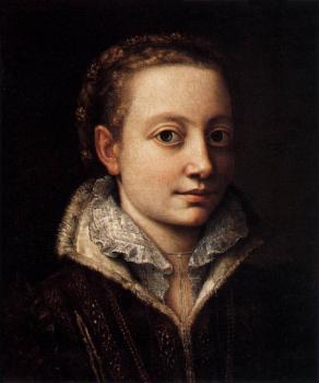 Sofonisba Anguissola : Portrait of minerva anguissola